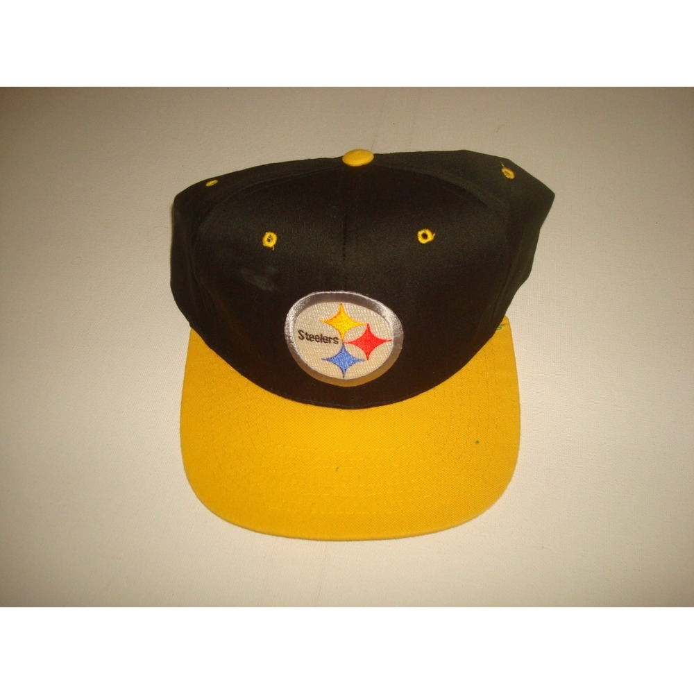 PITTSBURGH STEELERS   90S SNAPBACK ‎ HAT CAP VINTAGE DEADSTOCK R1